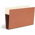 Smead TUFF Straight Tab Cut Legal Recycled File Pocket, Redrope, 8 1/2" Width x 14" Length, 5 / Box, SMD74395