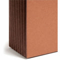 Smead TUFF Straight Tab Cut Legal Recycled File Pocket, Redrope, 8 1/2" Width x 14" Length, 5 / Box, SMD74395