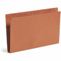 Smead Straight Tab Cut Legal Recycled File Pocket, Dark Brown, 8 1/2" Width x 14" Length, 10 / Box, SMD74681