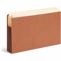 Smead Straight Tab Cut Legal Recycled File Pocket, Dark Brown, 8 1/2" Width x 14" Length, 10 / Box, SMD74681