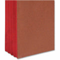 Smead TUFF Pocket Straight Tab Cut Legal Recycled File Pocket, Red, 8 1/2" Width x 14" Length, 10 / Box, SMD74686