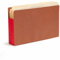 Smead TUFF Pocket Straight Tab Cut Legal Recycled File Pocket, Red, 8 1/2" Width x 14" Length, 10 / Box, SMD74686