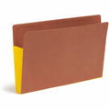 Smead TUFF Pocket Straight Tab Cut Legal Recycled File Pocket, Yellow, 8 1/2" Width x 14" Length, 1 / Pack, SMD74688