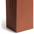 Smead Straight Tab Cut Legal Recycled File Pocket, Dark Brown, 8 1/2" Width x 14" Length, 10 / Box, SMD74691