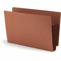 Smead Straight Tab Cut Legal Recycled File Pocket, Dark Brown, 8 1/2" Width x 14" Length, 10 / Box, SMD74691