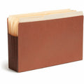 Smead Straight Tab Cut Legal Recycled File Pocket, Dark Brown, 8 1/2" Width x 14" Length, 10 / Box, SMD74691