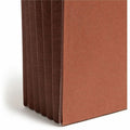 Smead Straight Tab Cut Legal Recycled File Pocket, Dark Brown, 8 1/2" Width x 14" Length, 10 / Box, SMD74691
