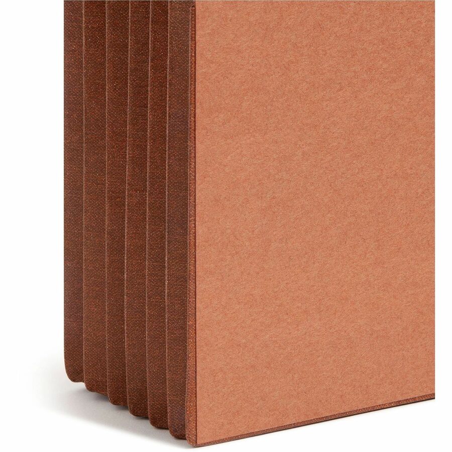 Smead End Tab File Pockets with Reinforced Tab, TUFF, 8.5" Width x 14" Length, Redrope, Straight, Heavyweight Cover, 10 / Box, SMD74790