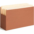 Smead TUFF Straight Tab Cut Legal Recycled File Pocket, Redrope, 8 1/2" Width x 14" Length, 5 / Box, SMD74795