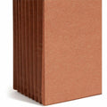 Smead TUFF Straight Tab Cut Legal Recycled File Pocket, Redrope, 8 1/2" Width x 14" Length, 5 / Box, SMD74795