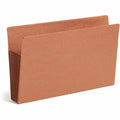 Smead TUFF Straight Tab Cut Legal Recycled File Pocket, Redrope, 8 1/2" Width x 14" Length, 5 / Box, SMD74795
