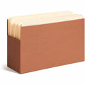 Smead TUFF Straight Tab Cut Legal Recycled File Pocket, Redrope, 8 1/2" Width x 14" Length, 5 / Box, SMD74795