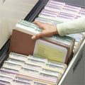 Smead Straight Tab Cut Legal Recycled File Pocket, Redrope, 8 1/2" Width x 14" Length, 50 / Box, SMD74805