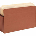 Smead Straight Tab Cut Legal Recycled File Pocket, Redrope, 8 1/2" Width x 14" Length, 50 / Box, SMD74810