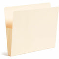 Smead Straight Tab Cut Letter Recycled File Pocket, Manila, 8 1/2" Width x 11" Length, 25 / Box, SMD75124