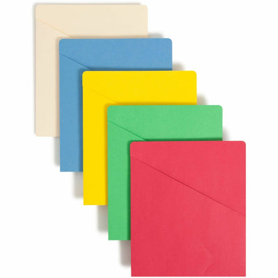Smead Letter Recycled File Jacket, Yellow, 8 1/2" Width x 11" Length, 25 / Pack, SMD75425