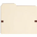 Smead TUFF Pocket 2/5 Tab Cut Letter Recycled File Pocket, Manila, 8 1/2" Width x 11" Length, SMD75487