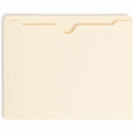 Smead Straight Tab Cut Letter Recycled File Jacket, Manila, 8 1/2" Width x 11" Length, 100 / Box, SMD75500