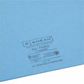 Smead Colored Straight Tab Cut Letter Recycled File Jacket, Blue, 8 1/2" Width x 11" Length, 100 / Box, SMD75502