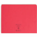 Smead Colored Straight Tab Cut Letter Recycled File Jacket, 8 1/2" Width x 11" Length, 100 / Box, SMD75509