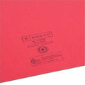 Smead Colored Straight Tab Cut Letter Recycled File Jacket, 8 1/2" Width x 11" Length, 100 / Box, SMD75509