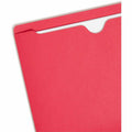 Smead Colored Straight Tab Cut Letter Recycled File Jacket, 8 1/2" Width x 11" Length, 100 / Box, SMD75509
