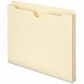 Smead Straight Tab Cut Letter Recycled File Jacket, Manila, 8 1/2" Width x 11" Length, 50 / Box, SMD75520