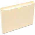 Smead Straight Tab Cut Letter Recycled File Jacket, Manila, 8 1/2" Width x 11" Length, 50 / Box, SMD75520