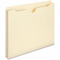 Smead Straight Tab Cut Letter Recycled File Jacket, Manila, 8 1/2" Width x 11" Length, 50 / Box, SMD75520