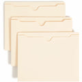 Smead Straight Tab Cut Letter Recycled File Jacket, Manila, 8 1/2" Width x 11" Length, 50 / Box, SMD75520