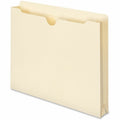 Smead Straight Tab Cut Letter Recycled File Jacket, Manila, 8 1/2" Width x 11" Length, 50 / Box, SMD75540