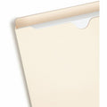 Smead Straight Tab Cut Letter Recycled File Jacket, Manila, 8 1/2" Width x 11" Length, 50 / Box, SMD75560