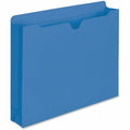 Smead Colored Straight Tab Cut Letter Recycled File Jacket, Blue, 8 1/2" Width x 11" Length, 50 / Box, SMD75562