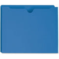 Smead Colored Straight Tab Cut Letter Recycled File Jacket, Blue, 8 1/2" Width x 11" Length, 50 / Box, SMD75562