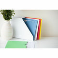 Smead Colored Straight Tab Cut Letter Recycled File Jacket, Yellow, 8 1/2" Width x 11" Length, 100 / Box, SMD75613