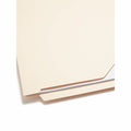 Smead Straight Tab Cut Letter Recycled File Jacket, Manila, 8 1/2" Width x 11" Length, 100 / Box, SMD75700