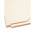 Smead Straight Tab Cut Letter Recycled File Jacket, Manila, 8 1/2" Width x 11" Length, 100 / Box, SMD75700