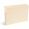 Smead Straight Tab Cut Legal Recycled File Pocket, Manila, 8 1/2" Width x 14" Length, 25 / Box, SMD76114