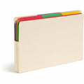 Smead Straight Tab Cut Legal Recycled File Pocket, Manila, 8 1/2" Width x 14" Length, 25 / Box, SMD76114