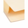 Smead Straight Tab Cut Legal Recycled File Pocket, Manila, 8 1/2" Width x 14" Length, 10 / Box, SMD76174