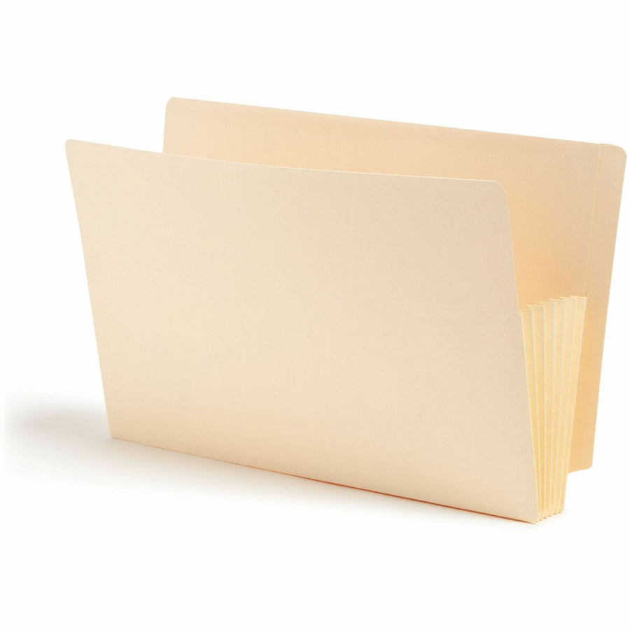 Smead End Tab File Pockets - Reinforced Straight-Cut Tab, 15.375" x 9.5", Manila, Tear Resistant, 10 / Box, SMD76174