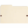Smead 2/5 Tab Cut Legal Recycled File Pocket, Manila, 8 1/2" Width x 14" Length, SMD76487