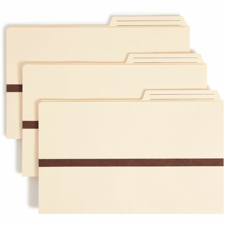 Smead File Pocket, 14.75" x 9.875", Manila, 2/5, Right, Heavyweight Cover, SMD76487