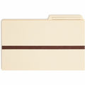 Smead 2/5 Tab Cut Legal Recycled File Pocket, Manila, 8 1/2" Width x 14" Length, SMD76487