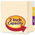 Smead Straight Tab Cut Letter Recycled File Jacket, Manila, 8 1/2" Width x 11" Length, 25 / Box, SMD76910