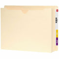 Smead Straight Tab Cut Letter Recycled File Jacket, Manila, 8 1/2" Width x 11" Length, 25 / Box, SMD76910