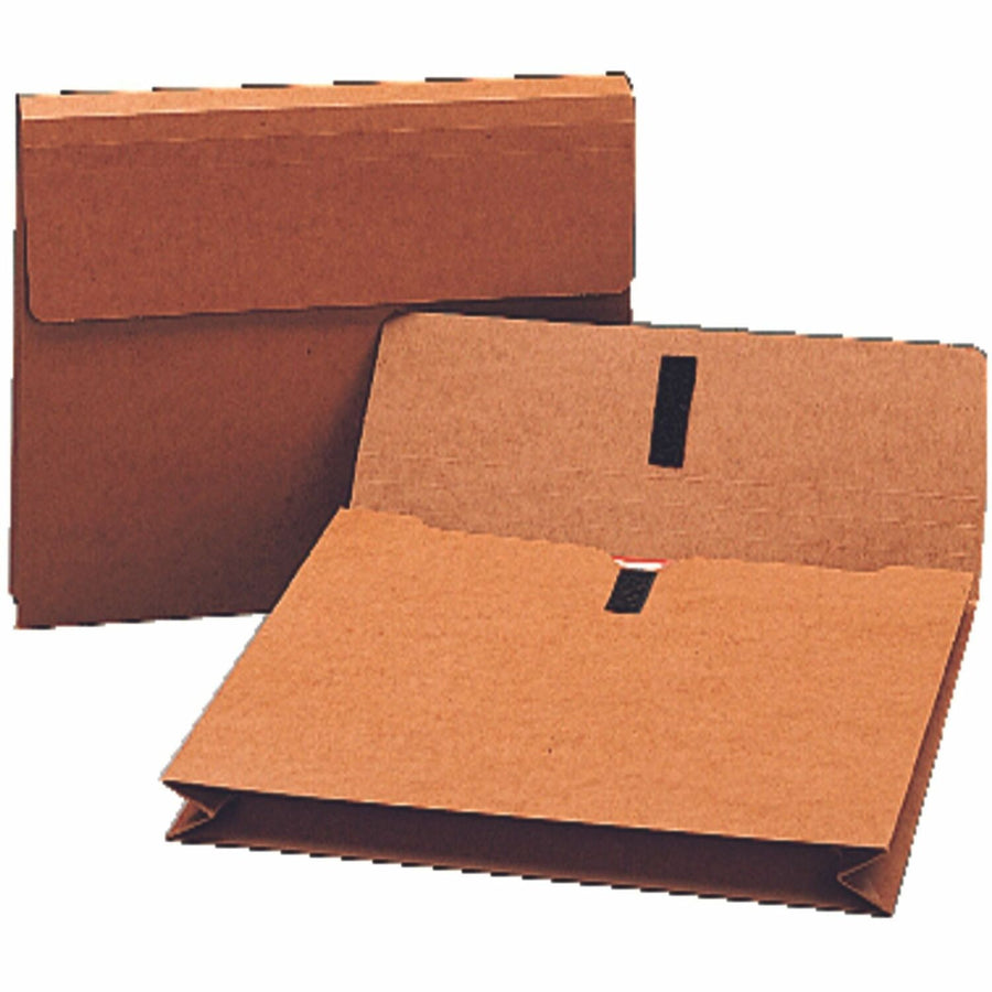Smead Expanding Wallet with Hook-and-Loop Closure, 8.5" Width x 14" Length, Redrope, Hook & Loop Closure, SMD77145