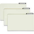 Smead 2/5 Tab Cut Legal Recycled Classification Folder, Green, 8 1/2" Width x 14" Length, 10 / Box, SMD78208