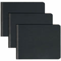 Smead Premium Pressboard Letter Recycled Fastener Folder, Black, 8 1/2" Width x 11" Length, SMD81124