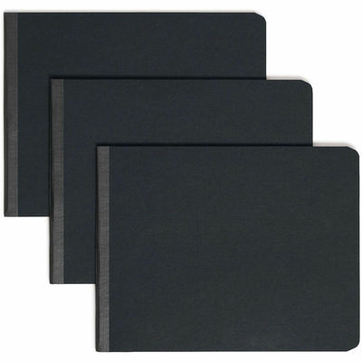 Smead Premium Pressboard Letter Recycled Fastener Folder, Black, 8 1/2" Width x 11" Length, SMD81124